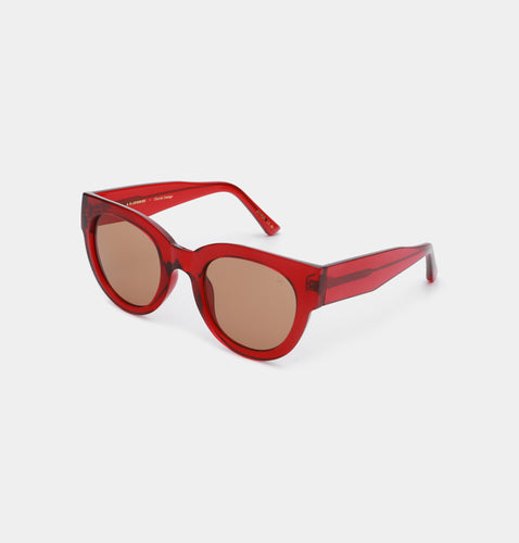 A.Kjærbede Lily Sunglasses - Red Transparent