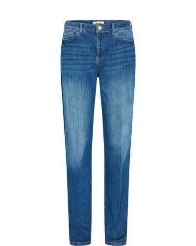Mos Mosh Straight Long Jeans - Blue