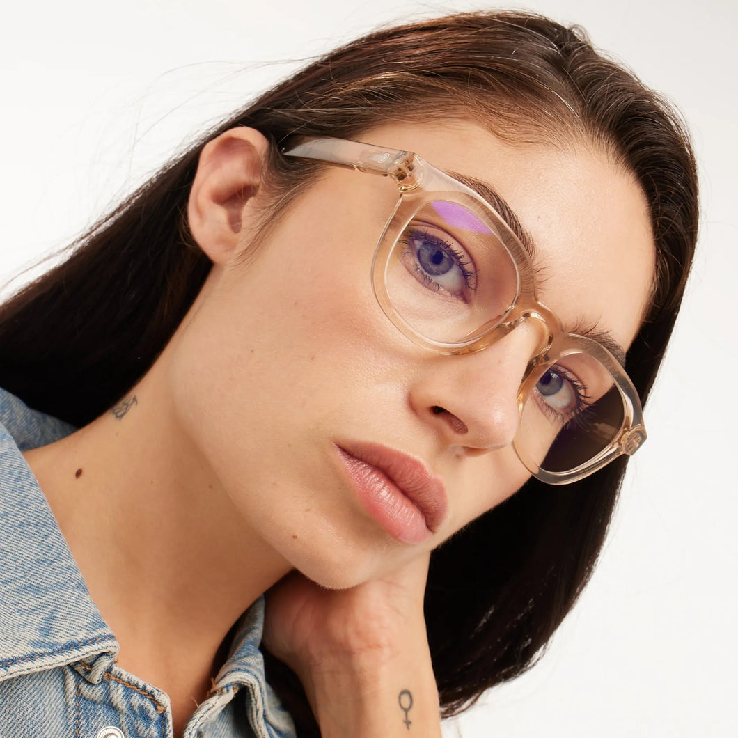 Barner Andy Glossy Glasses - Pink Quartz