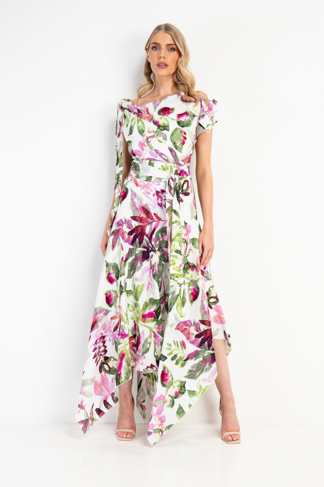 Kevan Jon Elodie Knee Dress - Leaf
