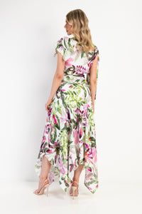 Kevan Jon Elodie Knee Dress - Leaf