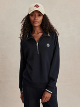 Varley Bertie Half Zip Sweat - Navy