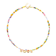 Talis Chains Beaded LOVE Choker - Multi