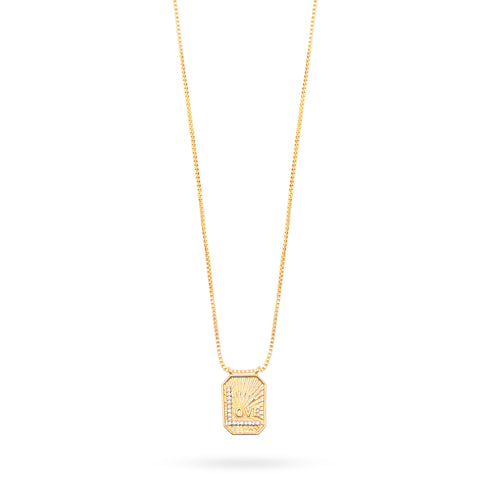 Talis Chains LOVE Pendant Necklace - Gold
