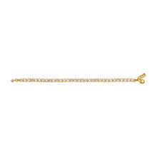 Talis Chains Ridged Tennis Bracelet - Gold