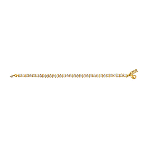 Talis Chains Ridged Tennis Bracelet - Gold