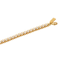 Talis Chains Ridged Tennis Bracelet - Gold