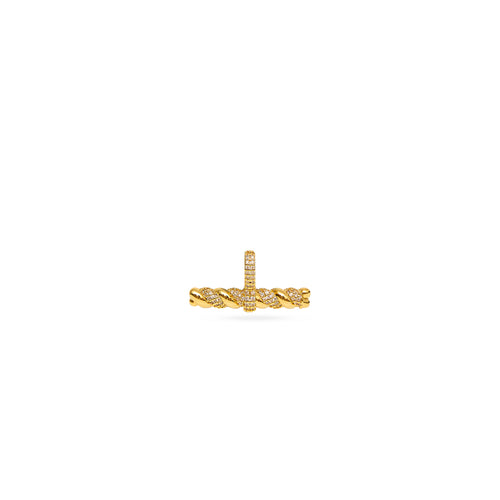 Talis Chains T-Bar Pendant - Gold