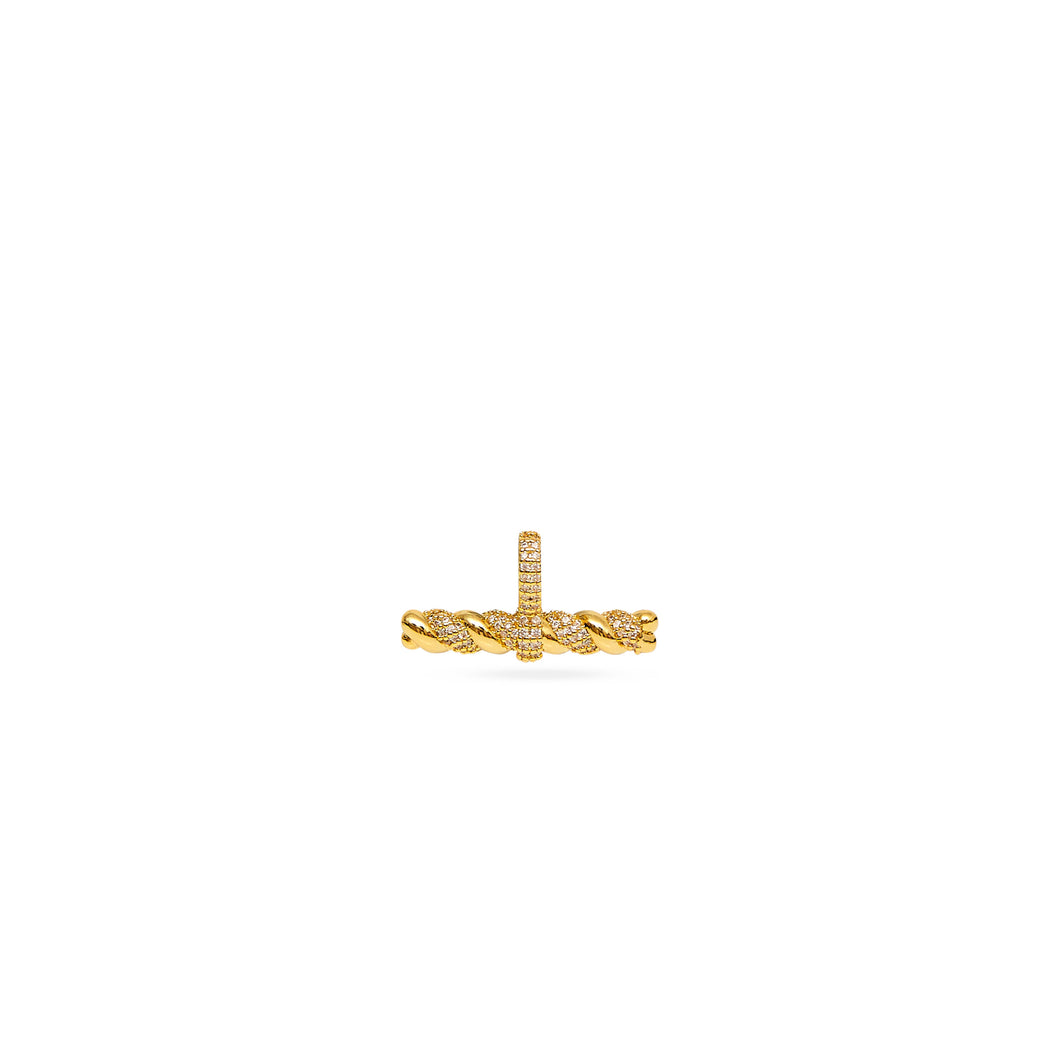 Talis Chains T-Bar Pendant - Gold