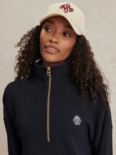 Varley Bertie Half Zip Sweat - Navy