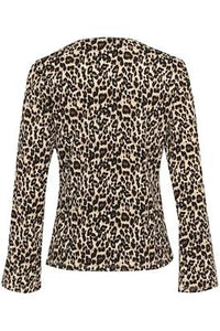 Saint Tropez Iiyssa Blouse - Black Reg Leo