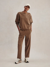 Varley Coralie Crew Neck Sweat - Teak Olive