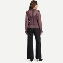 Nu Denmark feline Blouse - Plum