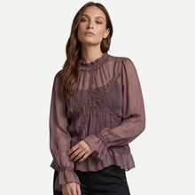 Nu Denmark feline Blouse - Plum