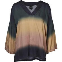 Nu Denmark Vilia Blouse - Green Ochre Mix