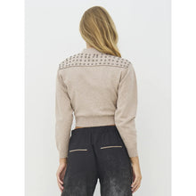 Nu Denmark Charlie Cardigan Knit - Seasand Mix