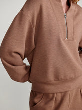 Varley Davidson Sweat - Golden Bronze Marl