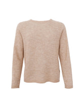 Black Colour Dell Knit Jumper - Warm Sand