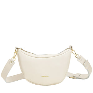 Every Other Single Strap Slouch Shoulder Bag - White