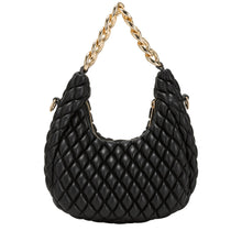 Every Other Quilted Detail Grab Bag - Black