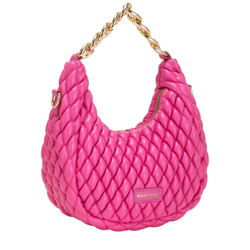 Every Other Detail Quilted Grab Bag - Pink