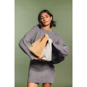 Every Other Faux Fur Scoop Grab Bag - Black