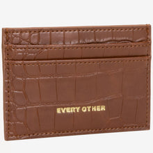 Every Other Croc Card Holder - Tan