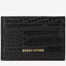 Every Other Croc Card Holder - Black