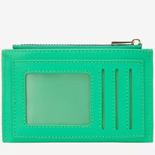 Every Other Zip Top Card Holder - Green