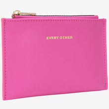 Every Other Zip Top Card Holder - Pink