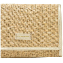 Every Other 12110 Straw Flap Over Cross Body Bag - Soft Gold