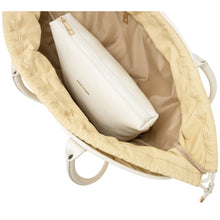 Every Other 12132 Straw Curve Top Grab Bag - White