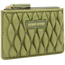 Every Other 12134 Quilted Card Holder - Olive