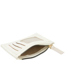 Every Other 12134 Quilted Card Holder - white