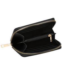 Every Other 12140 Zip Round Small Purse - Black