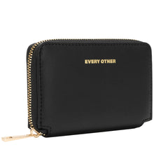 Every Other 12140 Zip Round Small Purse - Black