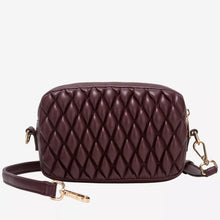 Every Other Dima Quilted Crossbody Bag - Burgundy
