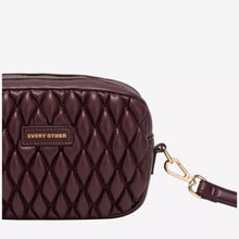 Every Other Dima Quilted Crossbody Bag - Burgundy