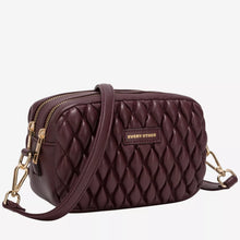 Every Other Dima Quilted Crossbody Bag - Burgundy