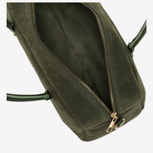 Every Other Noir Faux Suede Bowling Bag - Khaki