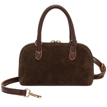 Every Other Suede Effect Mini Bowling Bag - Brown