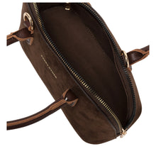Every Other Suede Effect Mini Bowling Bag - Brown