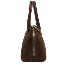 Every Other Suede Effect Mini Bowling Bag - Brown