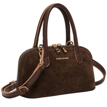 Every Other Suede Effect Mini Bowling Bag - Brown