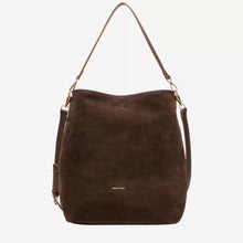 Every Other Suki Faux Suede Slouch Tote Bag - Brown