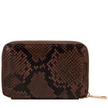 Every Other Snake Effect Purse - Brown