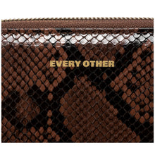 Every Other Snake Effect Purse - Brown