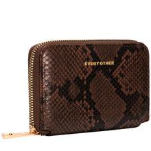 Every Other Snake Effect Purse - Brown