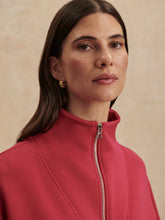 Varley Hawley Half Zip Sweat - Rich Raspberry