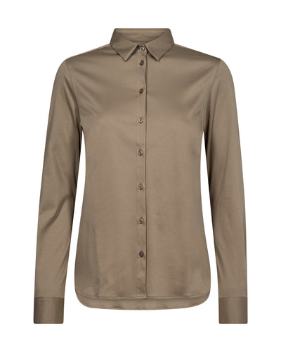 Mos Mosh Tina Jersey Shirt - Brindle